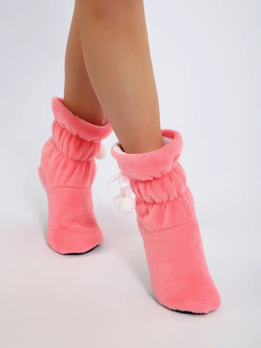 Chausson polaire femme