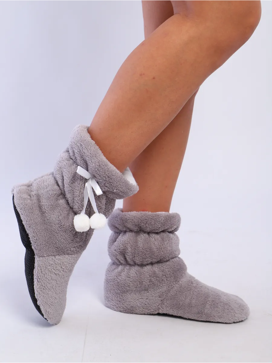 Chausson polaire femme