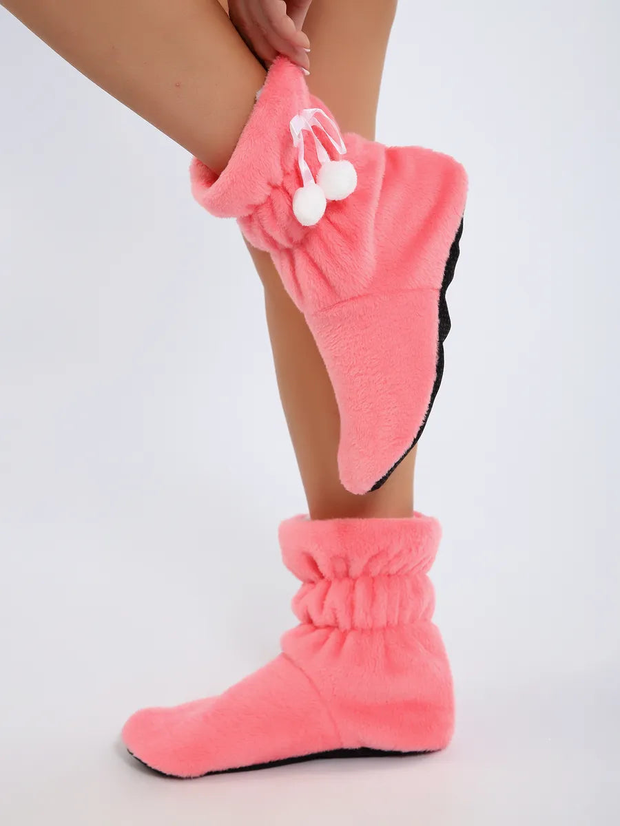 Chausson polaire femme