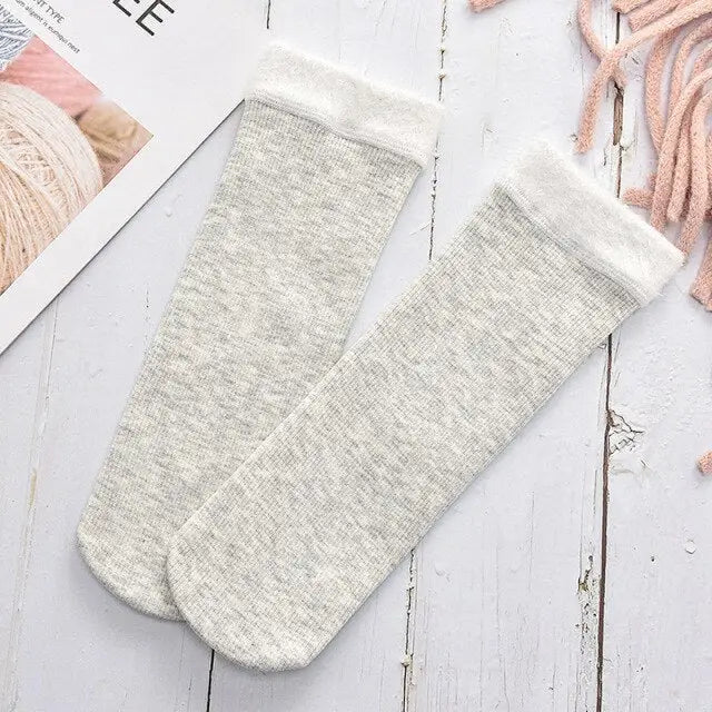 Chaussette d'hiver femme - Chausson Chaussette