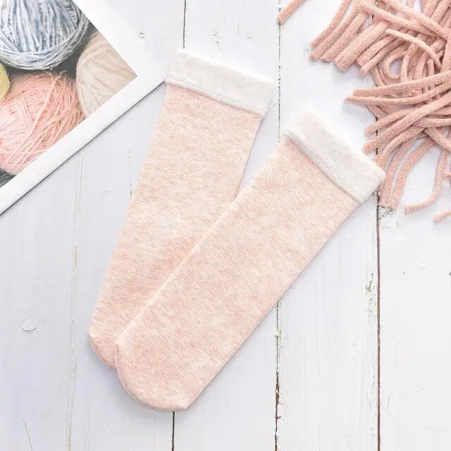 Chaussette d'hiver femme - Chausson Chaussette
