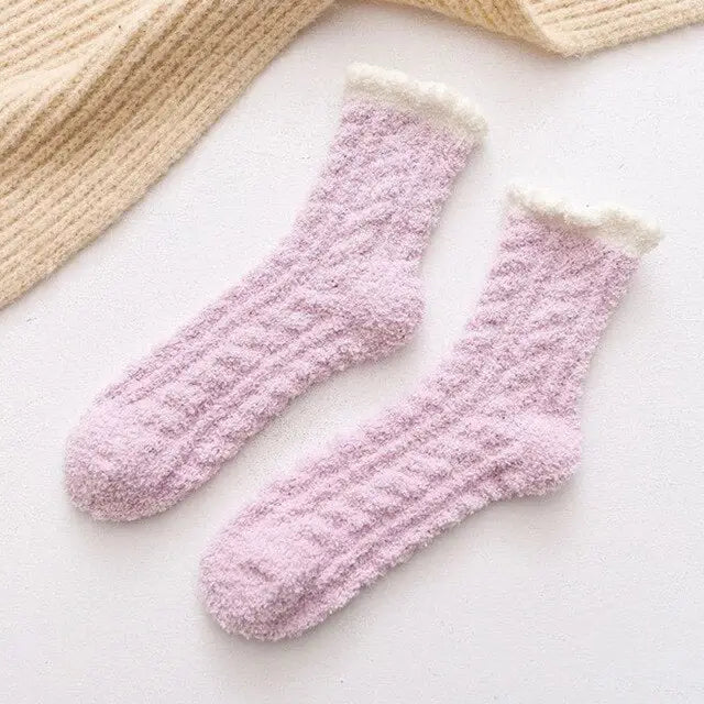 Chaussette molletonnée - Chausson Chaussette