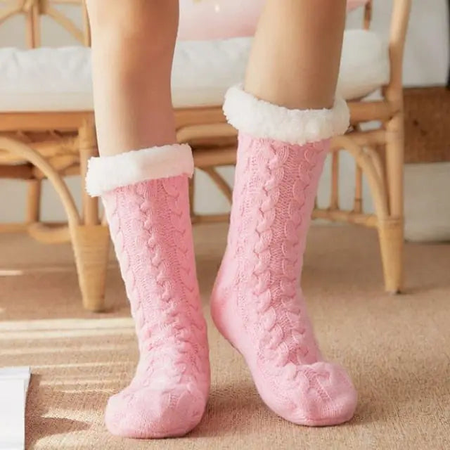 Chaussette polaire femme - Chausson Chaussette