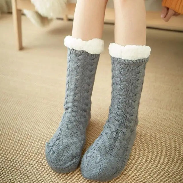 Chaussette polaire femme - Chausson Chaussette