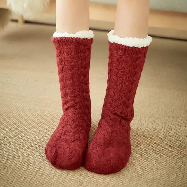 Chaussette polaire femme - Chausson Chaussette