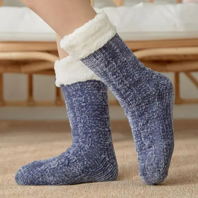 Chaussette polaire femme - Chausson Chaussette