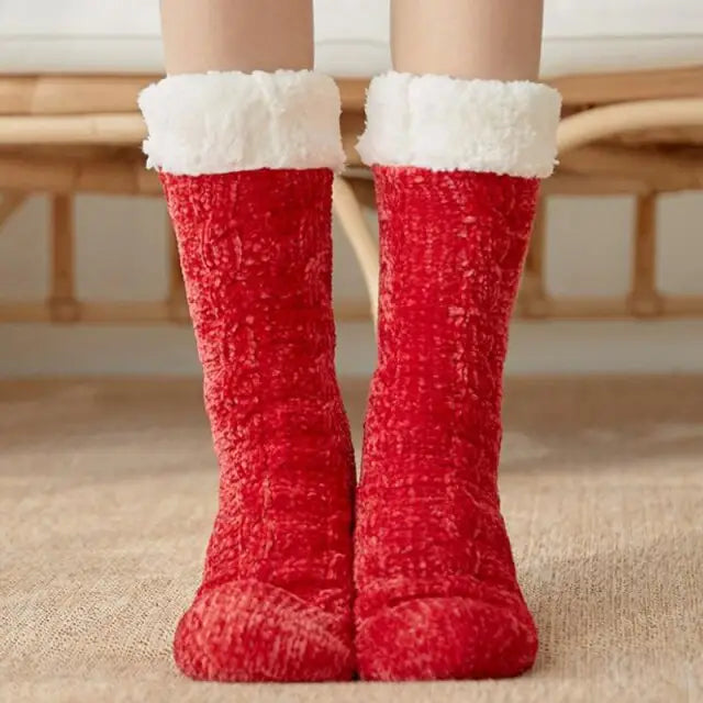 Chaussette polaire femme - Chausson Chaussette