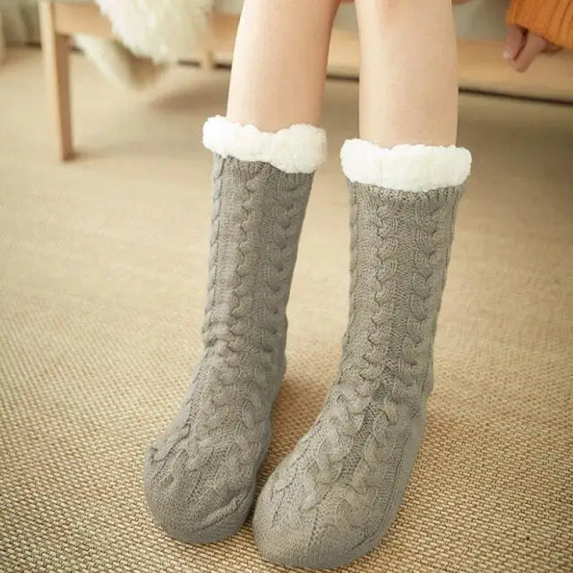 Chaussette polaire femme - Chausson Chaussette
