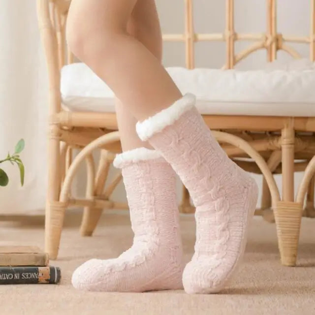 Chaussette polaire femme - Chausson Chaussette