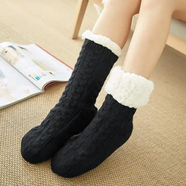 Chaussette polaire femme - Chausson Chaussette