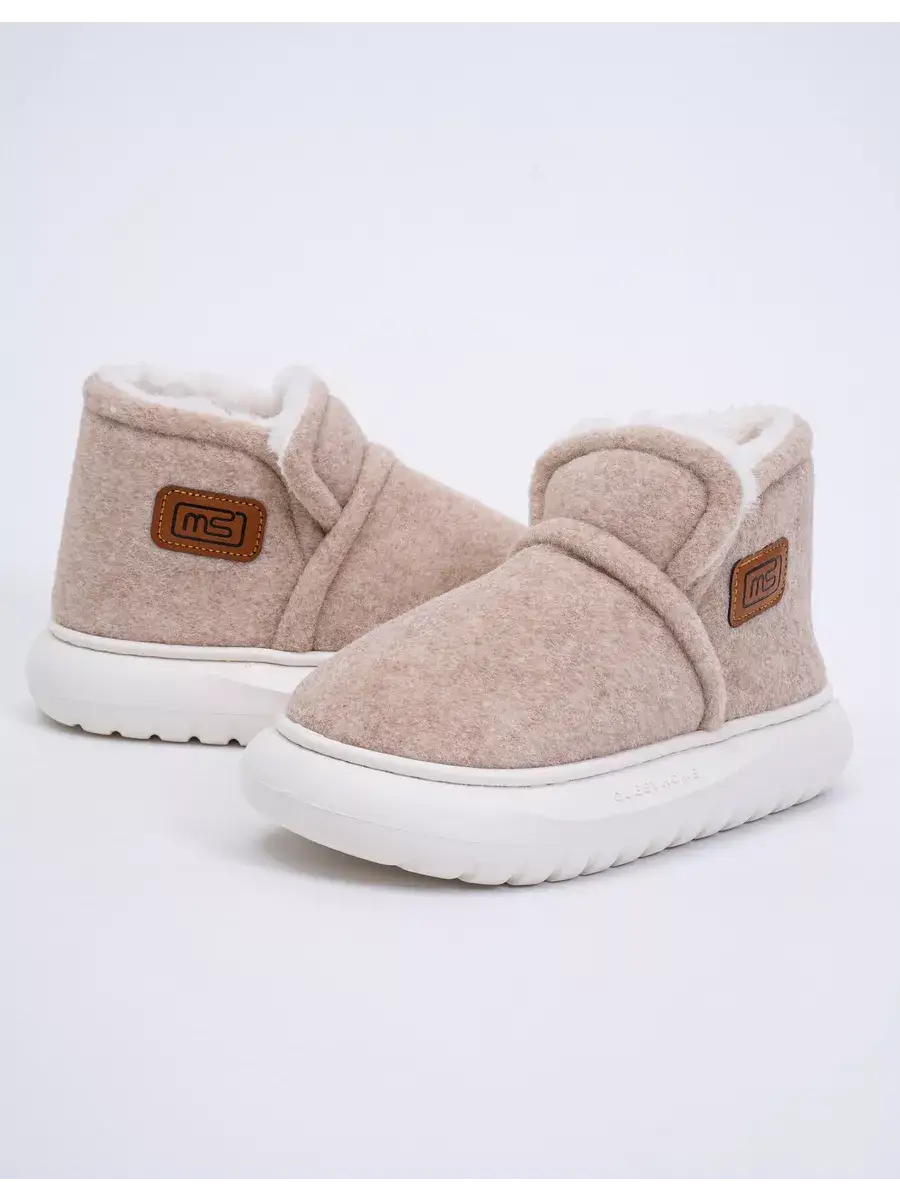 Chausson Boots Fourrure Brun / 35