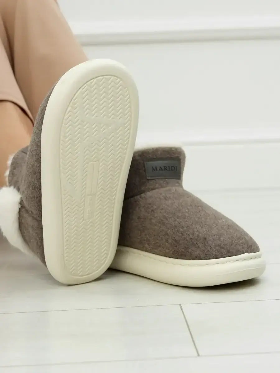 Chausson Bottine En Velours