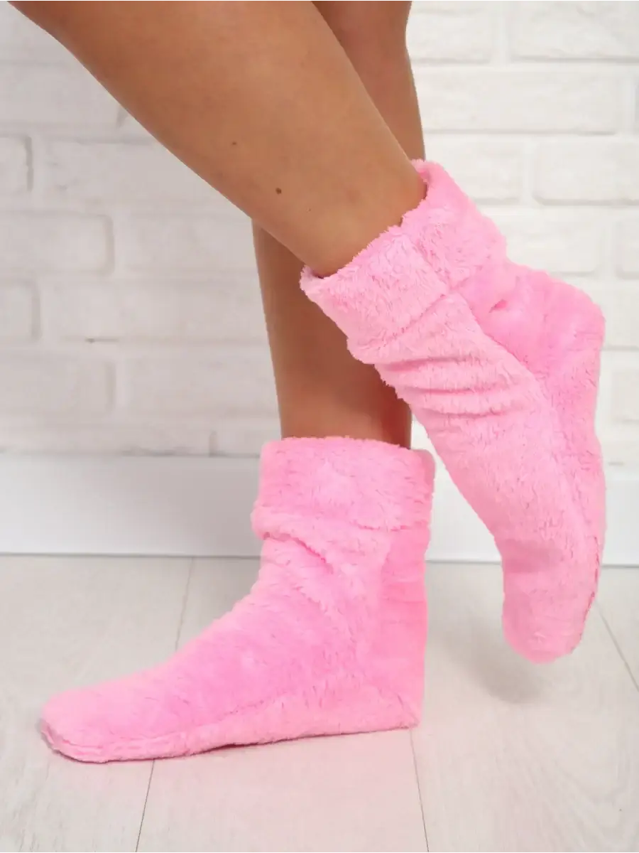 Chausson Chaud Hiver Rose / Taille Universelle