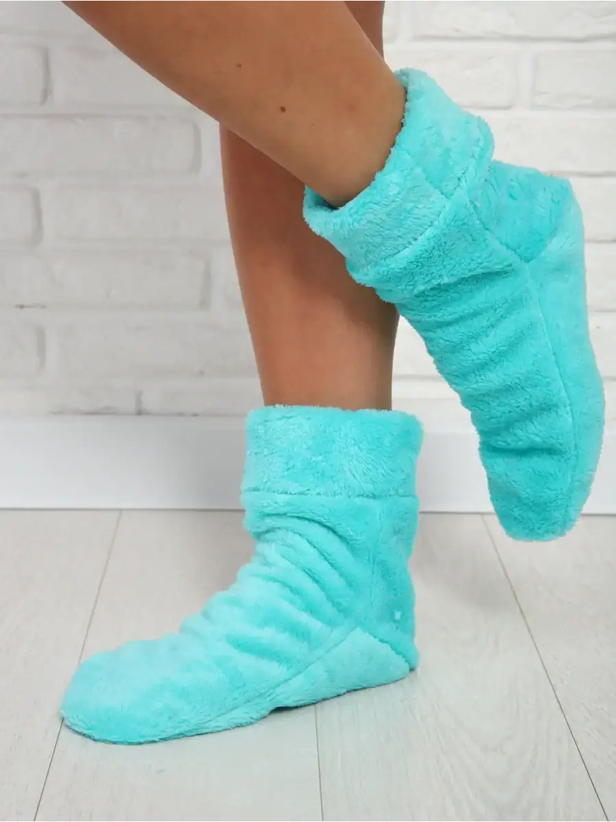 Chausson Chaud Hiver Bleu / Taille Universelle