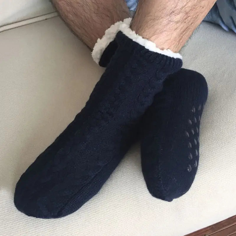 Chausson chaussette antidérapante homme
