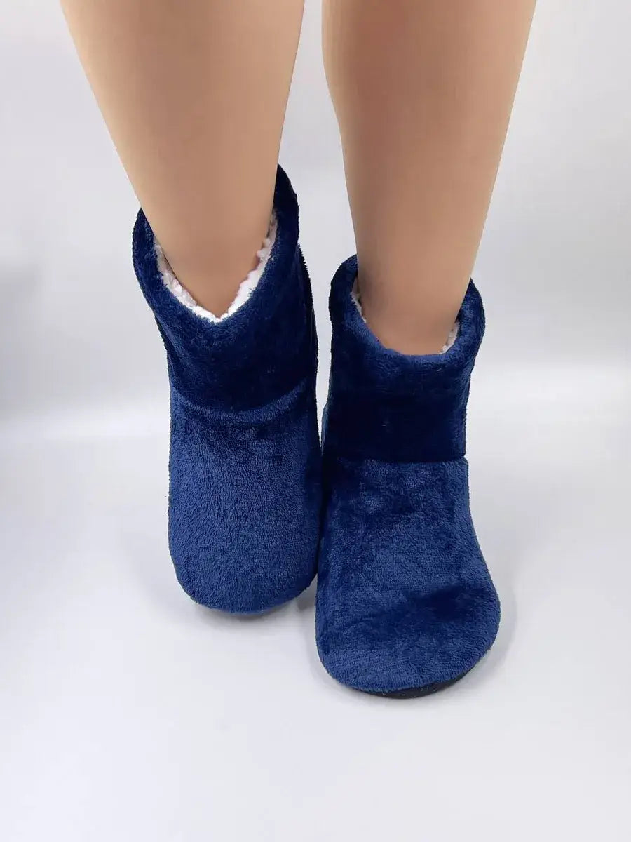 Chausson chaussette avec semelle Bleu / Taille Universelle