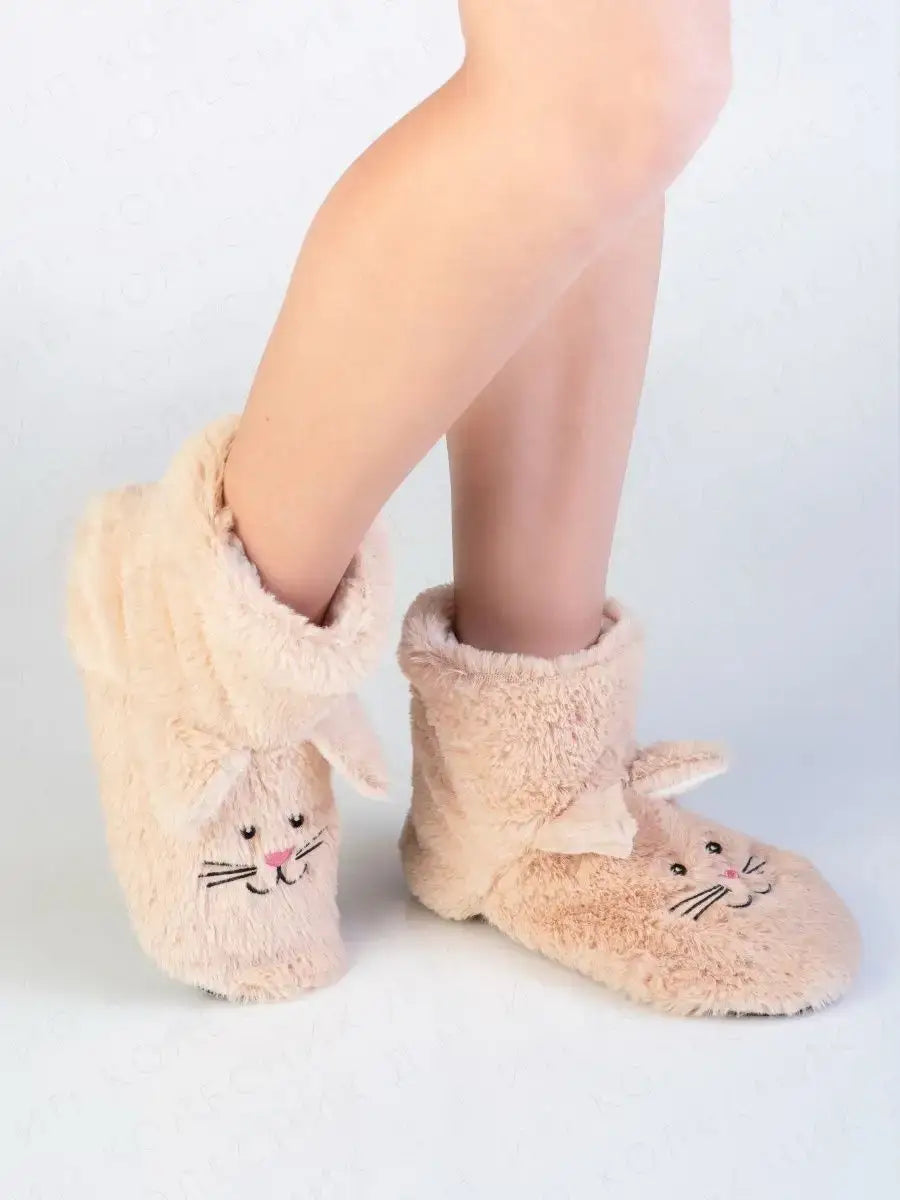 Chausson Chaussette Chat Brun / Taille Universelle