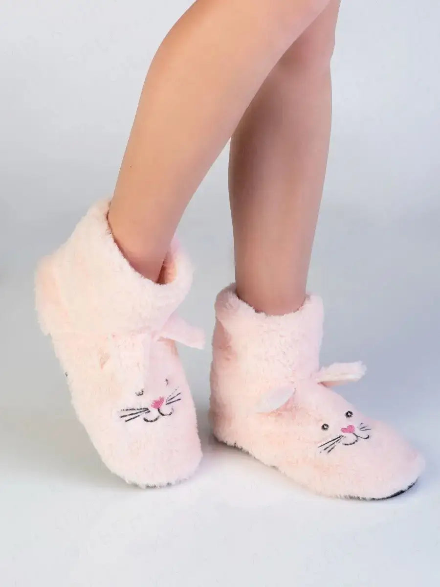 Chausson Chaussette Chat Rose / Taille Universelle