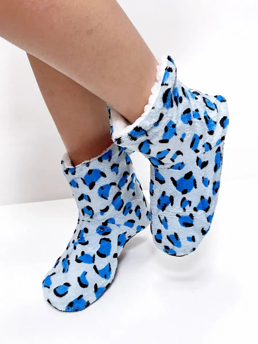 Chausson Chaussette Léopard
