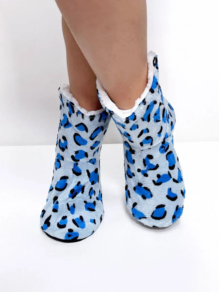 Chausson Chaussette Léopard