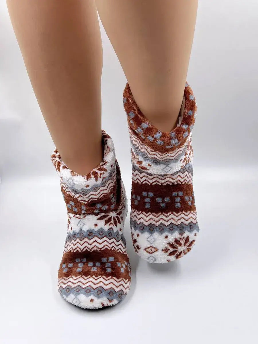 Chausson Chaussette Poncho Motifs / Taille Universelle