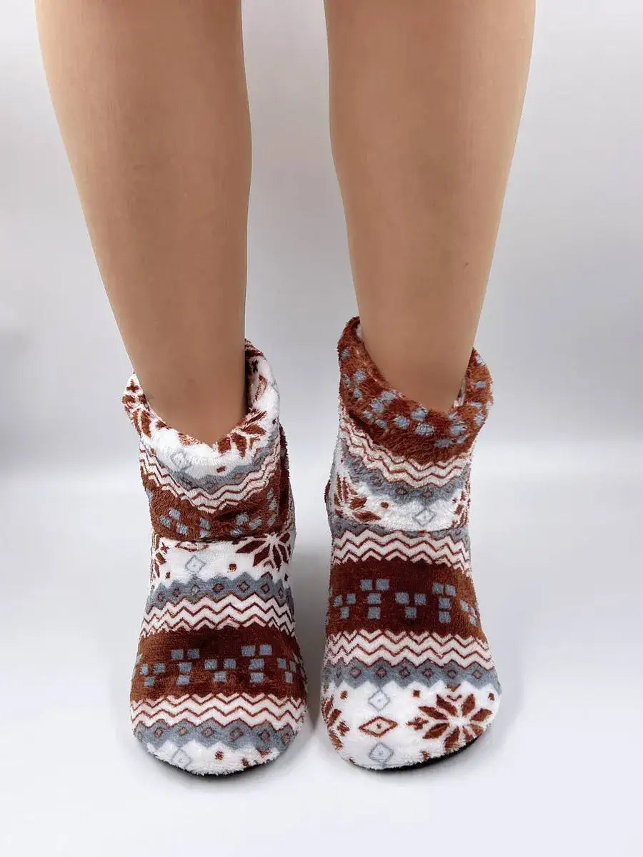 Chausson Chaussette Poncho Motifs / Taille Universelle