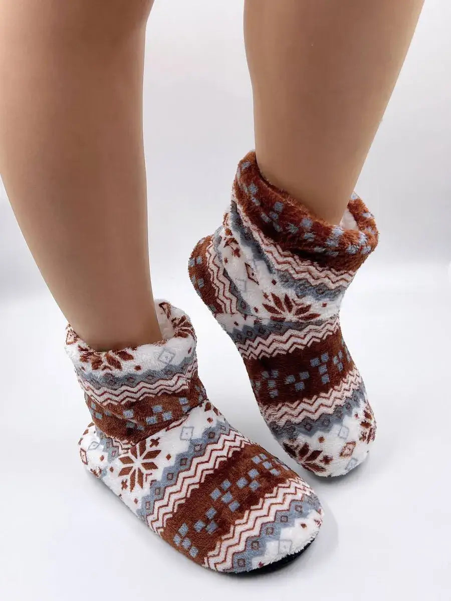 Chausson Chaussette Poncho Motifs / Taille Universelle