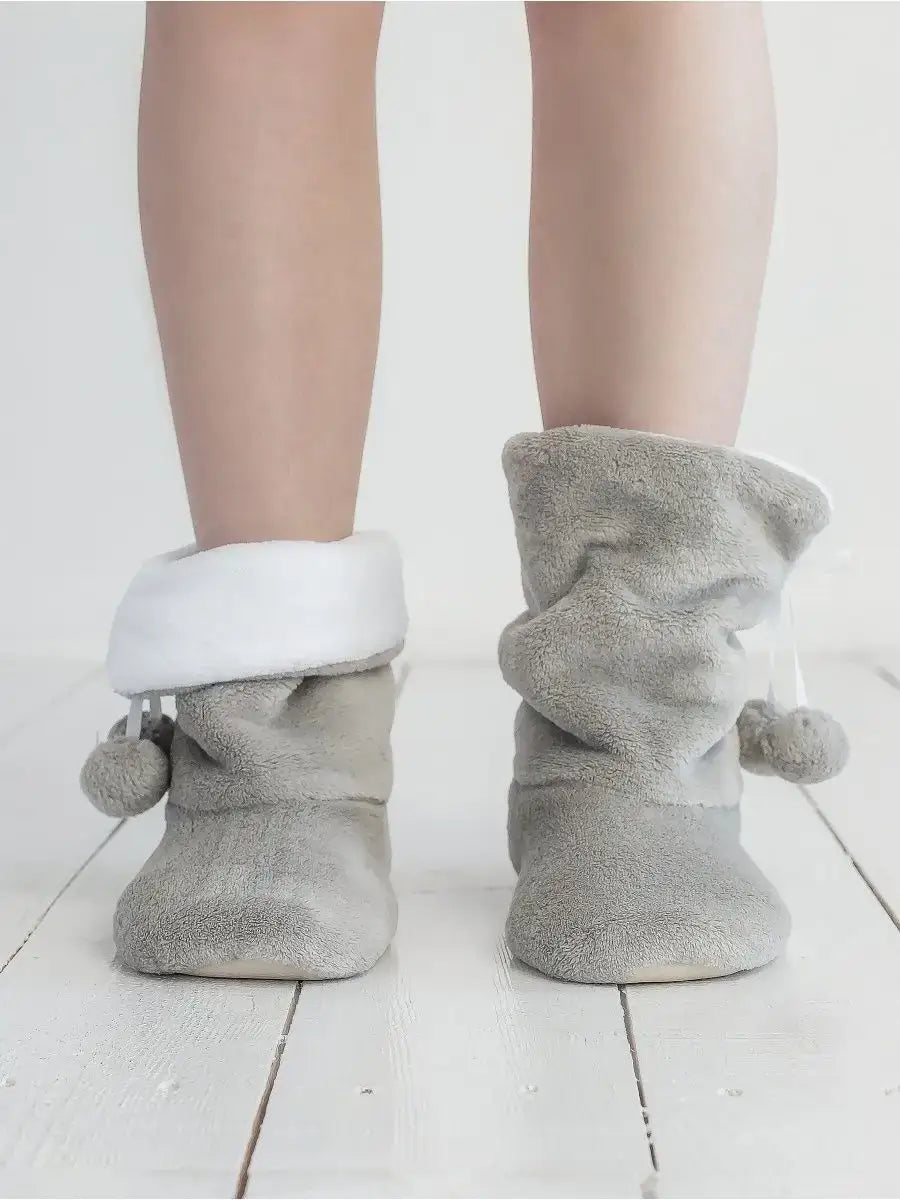 Chausson Chaussette Suédois Gris / Taille Universelle