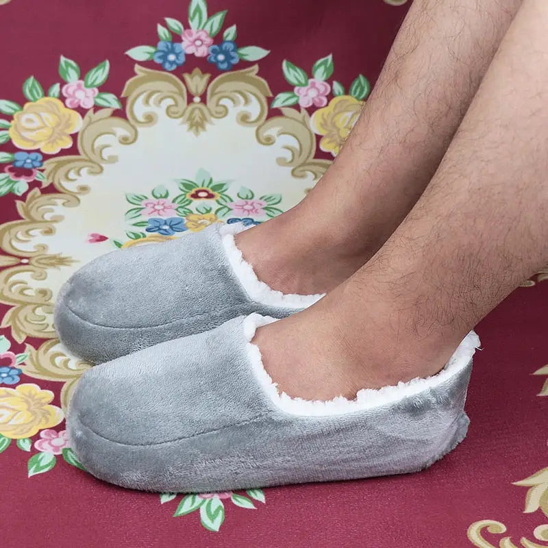 Chausson fourré homme