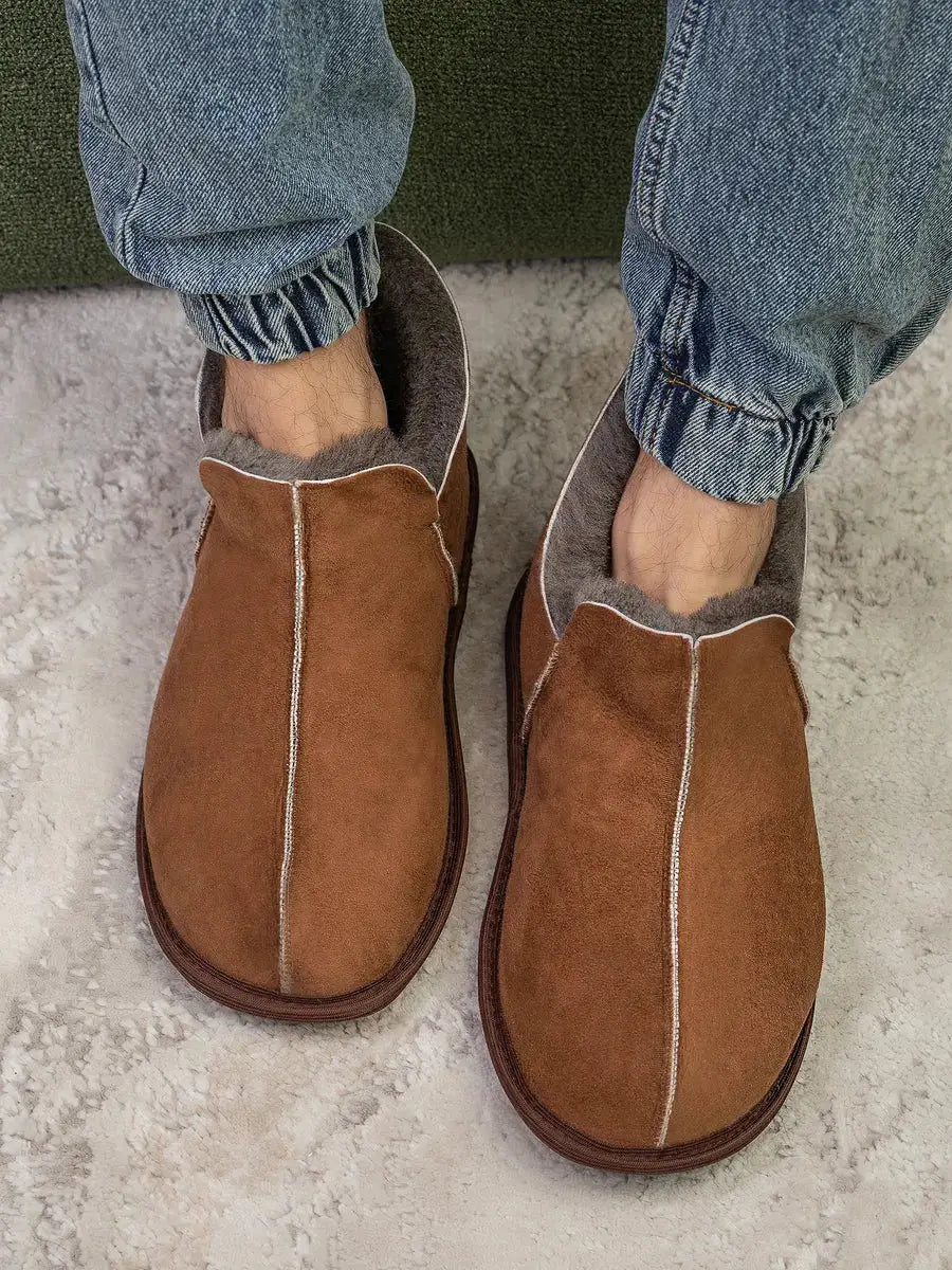 Chausson homme montant Brun / 40