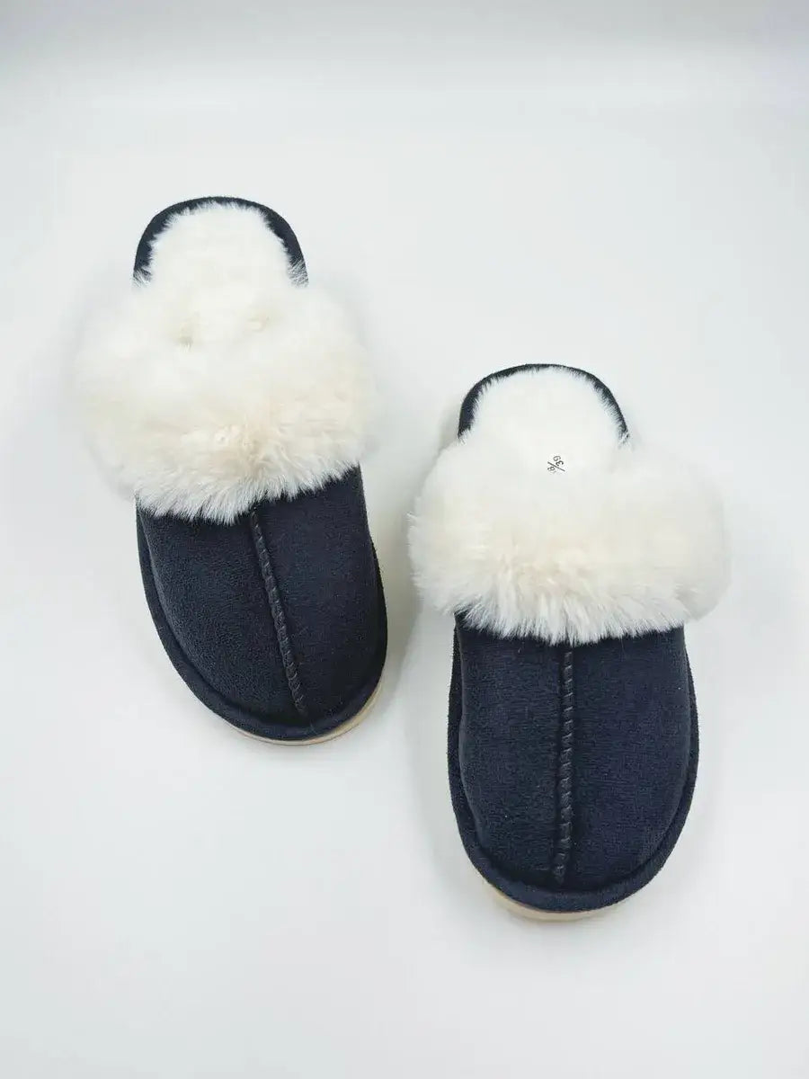 Chausson Moumoute Homme Bleu / 40
