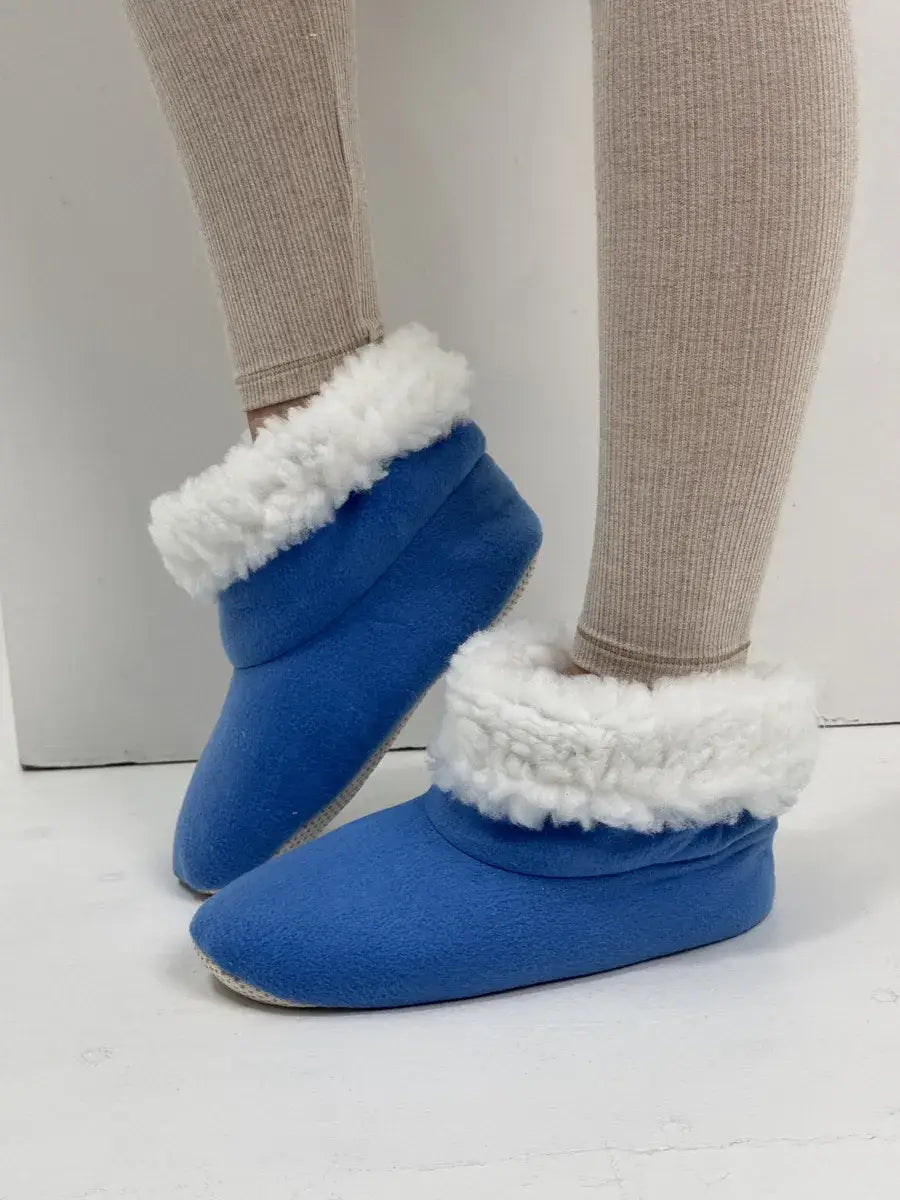 Chaussons Bottines Fourrées Femme