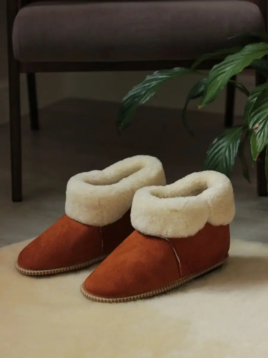 Chaussons Fourrés Mouton Homme