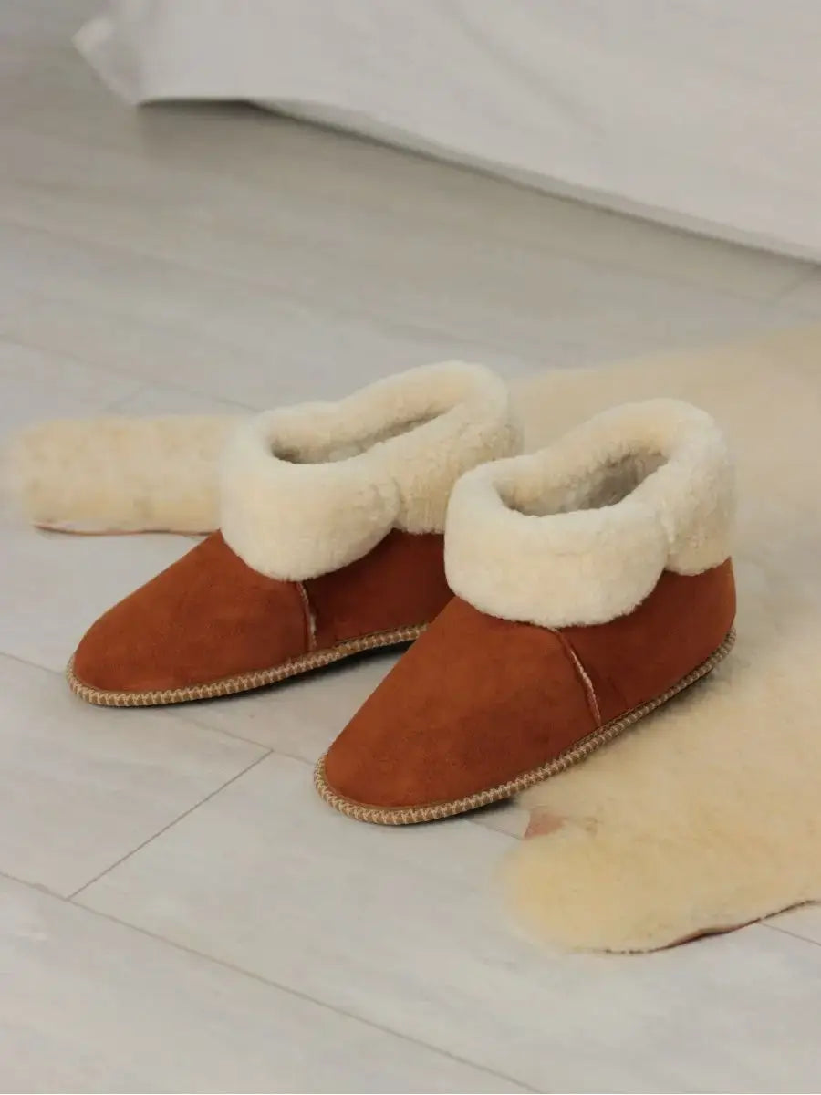 Chaussons Fourrés Mouton Homme