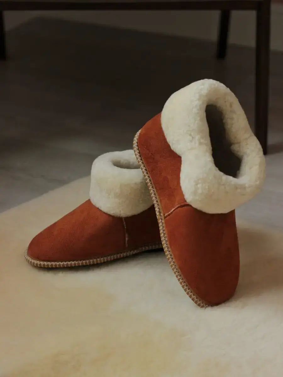 Chaussons Fourrés Mouton Homme