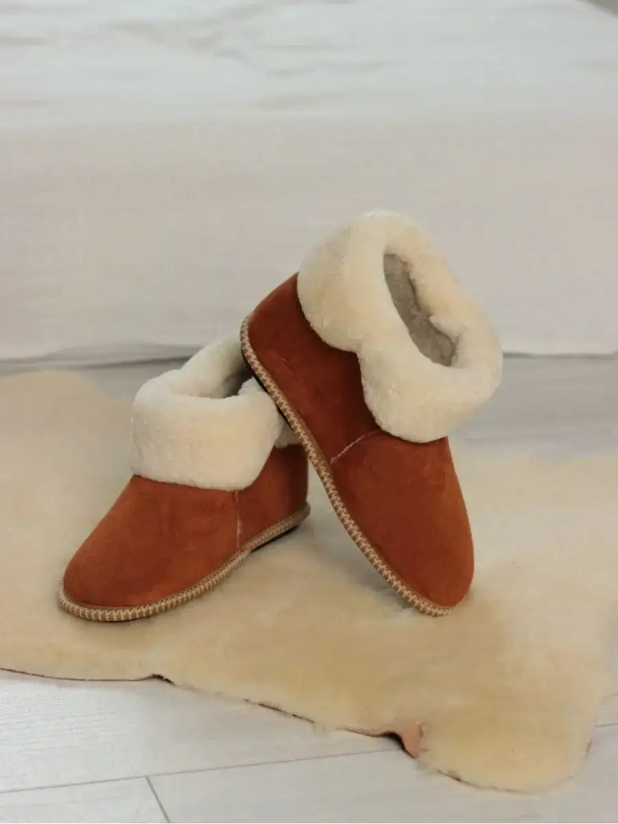 Chaussons Fourrés Mouton Homme