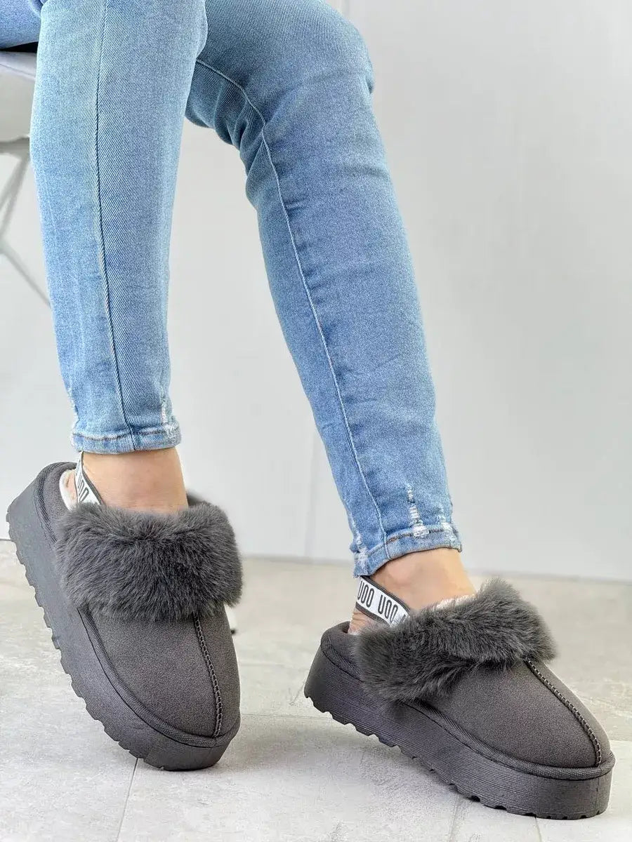 Chaussons Mocassins Fourrés Femme