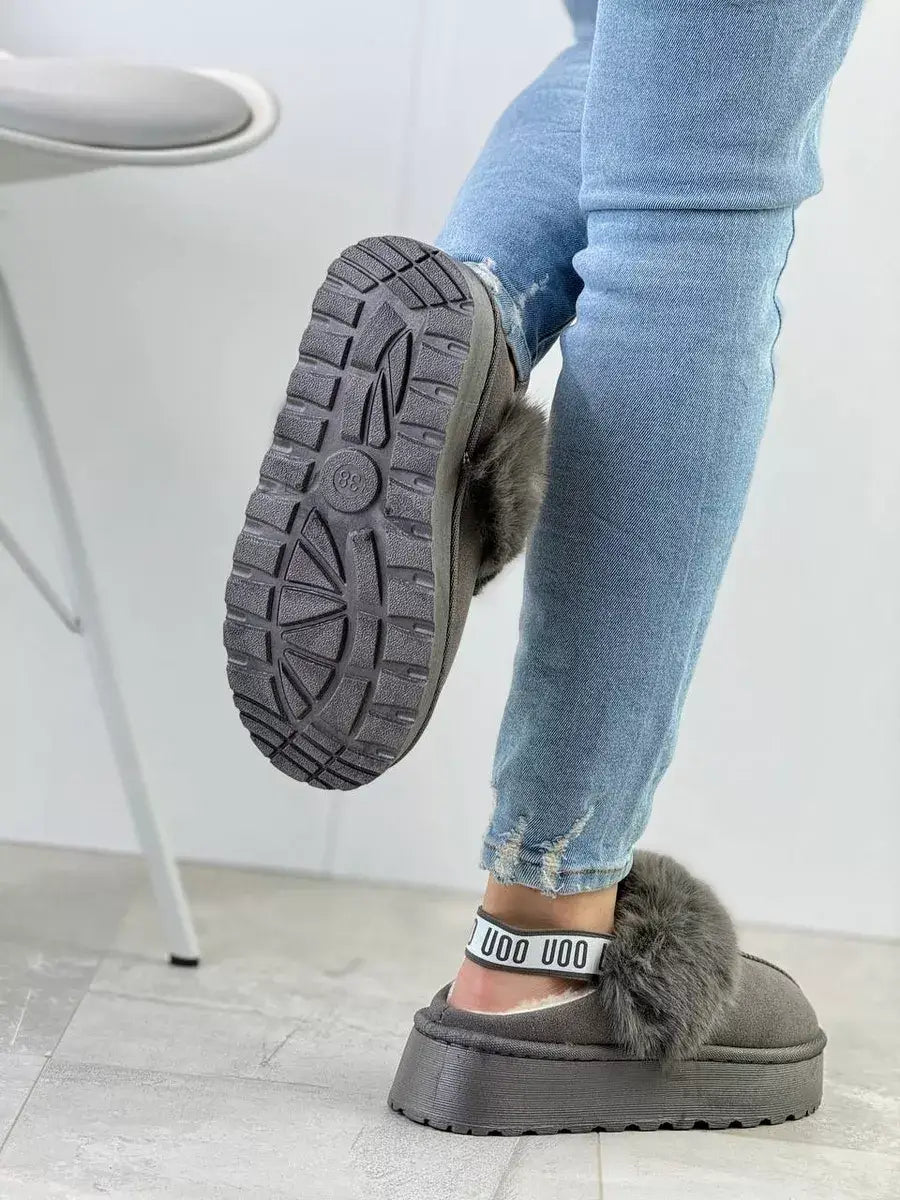 Chaussons Mocassins Fourrés Femme