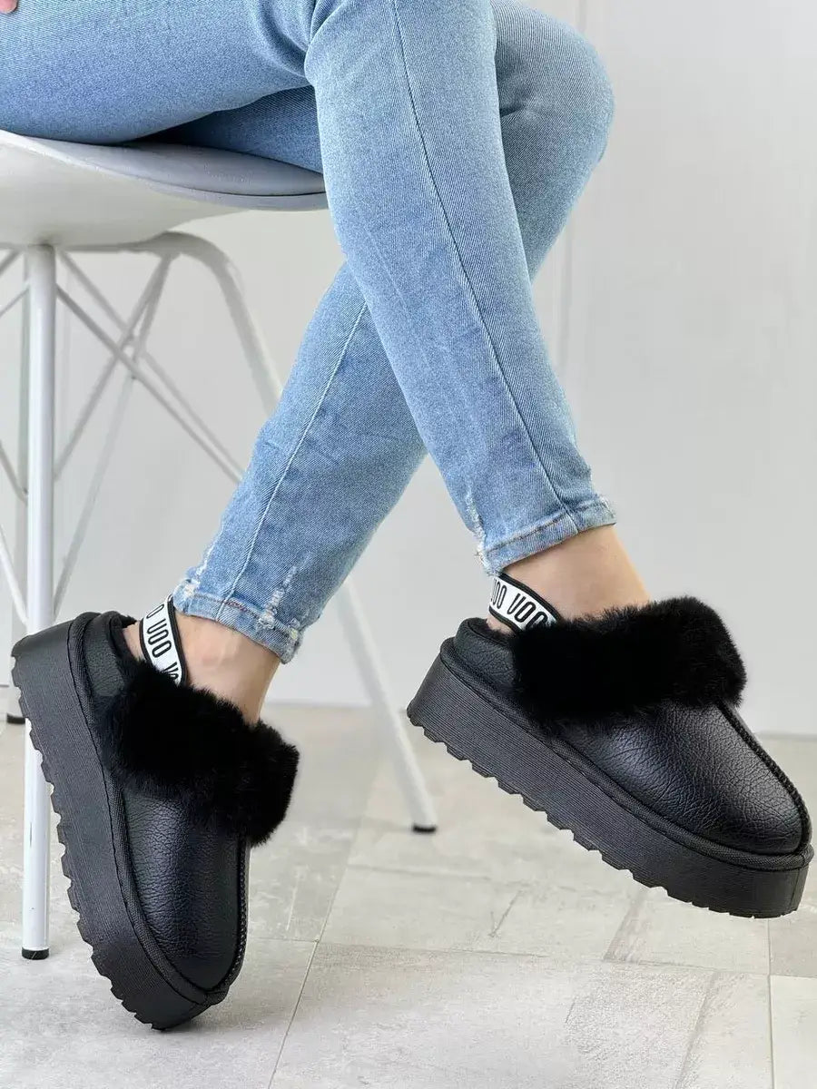 Chaussons Mocassins Fourrés Femme
