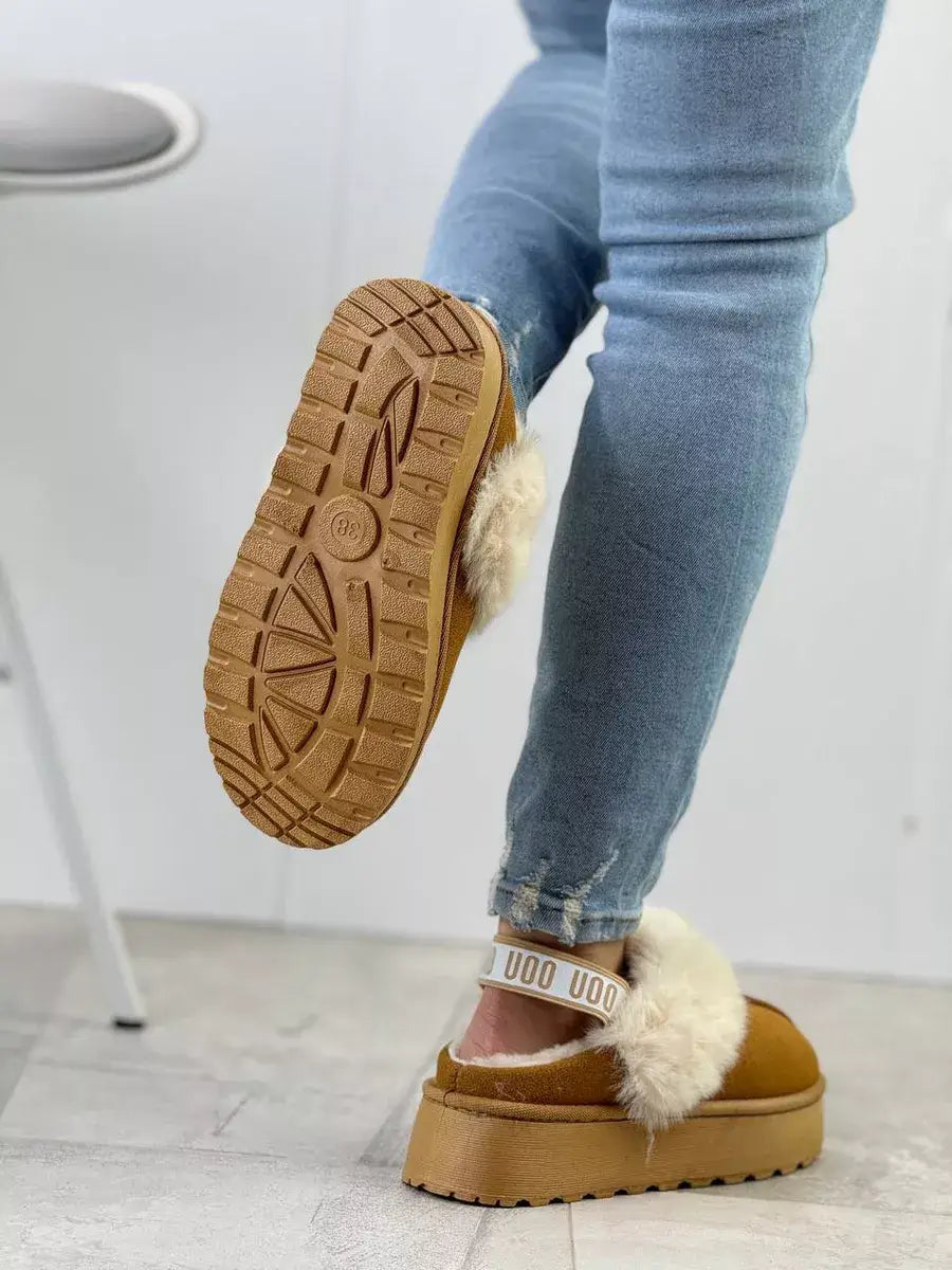 Chaussons Mocassins Fourrés Femme