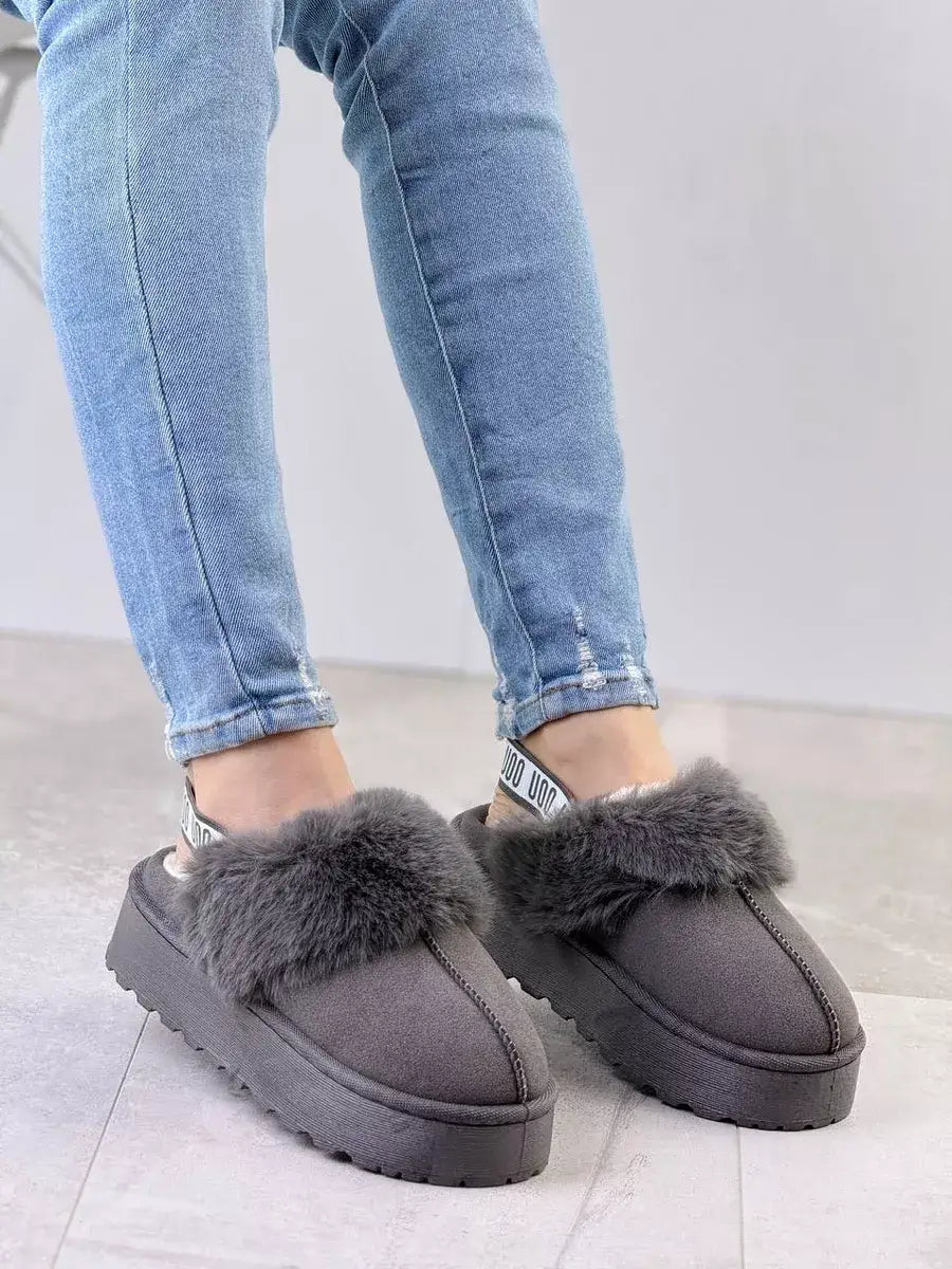 Chaussons Mocassins Fourrés Femme