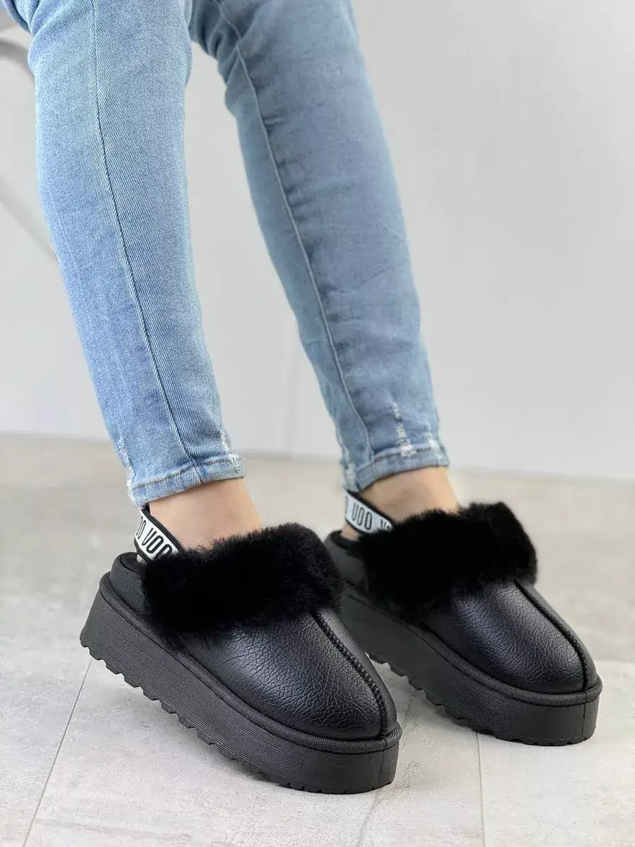 Chaussons Mocassins Fourrés Femme