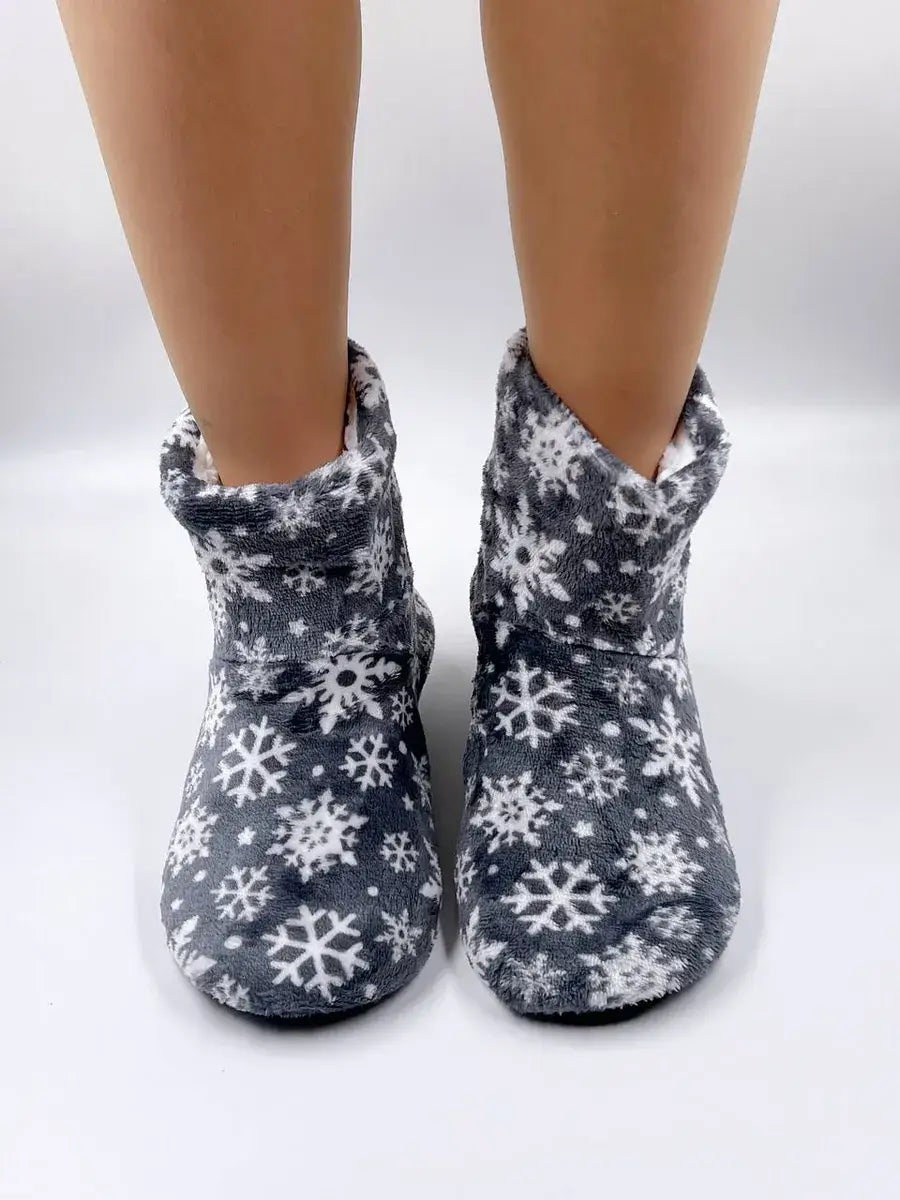 Chaussons Noël Femme Gris / 35