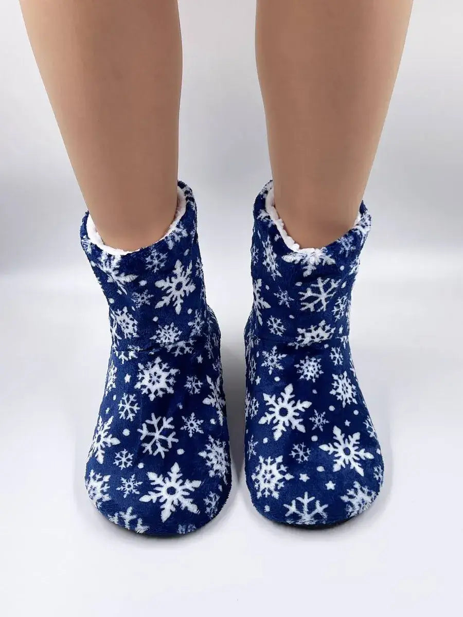 Chaussons Noël Femme Bleu / 35