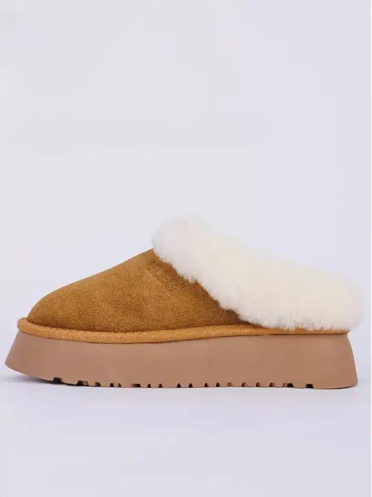 Chaussons Sabots Fourrés Femme