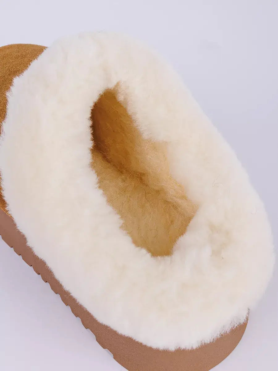 Chaussons Sabots Fourrés Femme